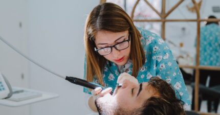 preparación para un tratamiento de diseño de sonrisa